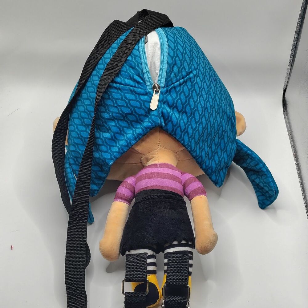 Coraline Plush Mini Backpack Big Head Flawed Missing Jacket - Picture 3 of 4
